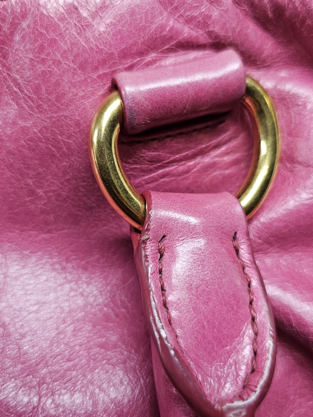 Prada Pink Leather Satchel - Picture 8 of 16